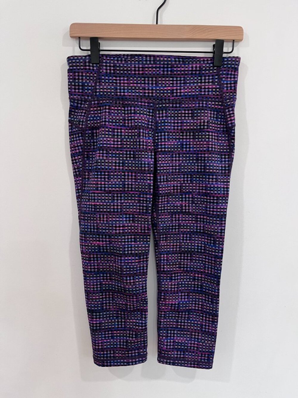 Crop length textured leggings - GAP